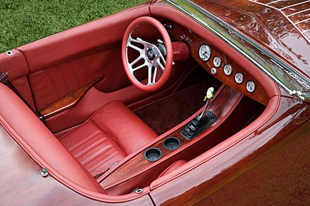 Interior One of Cook's favorite cars is the Auburn Boattail Speedster built